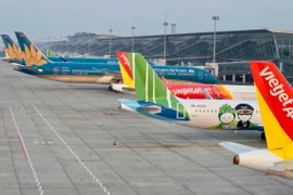 Các hãng hàng không đổ tải vào các đường bay với cuộc đua giá rẻ, thấp hơn giá thành, dẫn tới dù lượng vé bán ra tăng lên song doanh thu phục hồi chậm. (Ảnh: CTV/Vietnam+)