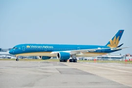 Vietnam Airlines khai thác trở lại một số đường bay quốc tế. (Ảnh: CTV/Vietnam+)