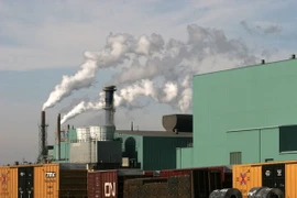 Một nhà máy sản xuất thép tại Hamilton, Ontario, Canada. (Nguồn: AFP/TTXVN)