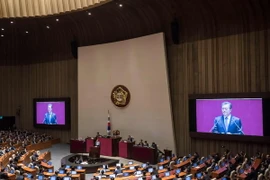 Toàn cảnh phiên họp Quốc hội Hàn Quốc tại Seoul ngày 1/11/2017. Ảnh minh họa. (Nguồn: AFP/TTXVN)