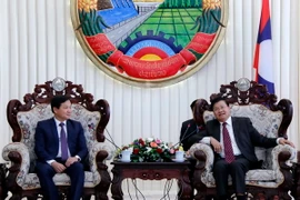 Quang cảnh buổi tiếp. (Ảnh: Phạm Kiên/Vietnam+)