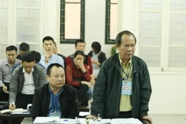 Bị cáo Bùi Văn Khen tại phiên tòa. (Ảnh: Lâm Khánh/TTXVN)