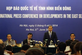 Họp báo quốc tế: Một tháng, 24 tàu chấp pháp Việt Nam bị đâm hỏng