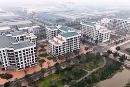 Dự án nhà ở xã hội tại Khu Công nghiệp Đồng Văn (tỉnh Hà Nam). (Ảnh: Tuấn Anh/TTXVN)