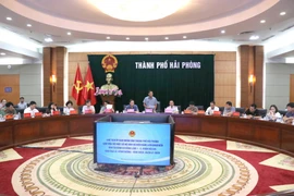 Toàn cảnh buổi làm việc. (Ảnh: Hoàng Ngọc/TTXVN)