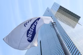 Trụ sở Công ty Samsung Electronics ở Seoul (Hàn Quốc). (Ảnh: Yonhap/TTXVN)