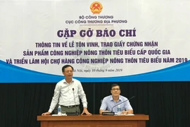 Năm 2019 có 110 sản phẩm được bình chọn sản phẩm công nghiệp công nghiệp nông thôn tiêu biểu cấp quốc gia. (Ảnh: Đức Duy/Vietnam+)