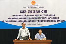 Năm 2019 có 110 sản phẩm được bình chọn sản phẩm công nghiệp công nghiệp nông thôn tiêu biểu cấp quốc gia. (Ảnh: Đức Duy/Vietnam+)