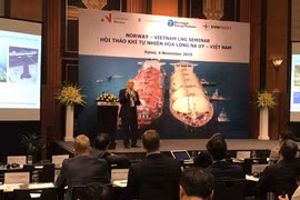 Doanh nghiệp Na Uy chia sẻ kinh nghiệm phát triển LNG. (Ảnh: Đức Duy/Vietnam+)