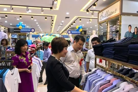 Xuất khẩu dệt may của Việt Nam đang trong tốp đầu thế giới. (Ảnh: Xuân Quảng/Vietnam+)