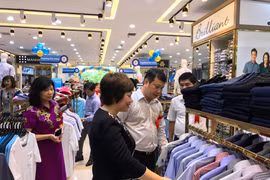 Xuất khẩu dệt may của Việt Nam đang trong tốp đầu thế giới. (Ảnh: Xuân Quảng/Vietnam+)