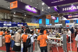 HaiNoiTex thu hút 179 công ty đến từ 15 quốc gia và vùng lãnh thổ. (Ảnh: Đức Duy/Vietnam+)