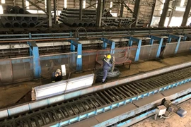 Sau 4 tháng đã có hơn 4,7 triệu tấn thép nhập về Việt Nam. (Ảnh: Đức Duy/Vietnam+)