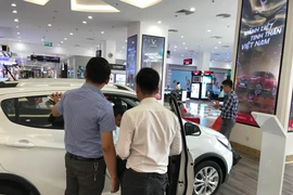 Một số mẫu xe ôtô của VinFast. (Ảnh: Đức Duy/Vietnam+) 