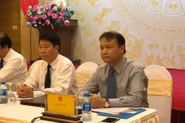 Thứ trưởng Bộ Công Thương Đỗ Thắng Hải nói về giá điện. (Ảnh: Đức Duy/Vietnam+)