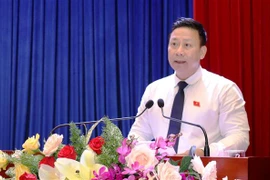 Ông Nguyễn Thanh Ngọc, Chủ tịch UBND tỉnh Tây Ninh nhiện kỳ 2021-2026. (Ảnh: Lê Đức Hoảnh/TTXVN)