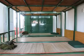 Cơ sở vật chất tại Khu cách ly tập trung tỉnh Đắk Lắk đặt tại ký túc xá Trường Đại học Tây Nguyên sẵn sàng phục vụ người cách ly. (Ảnh: Tuấn Anh/TTXVN)
