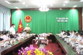 Quang cảnh buổi làm việc. (Ảnh: Lê Thúy Hằng/TTXVN)