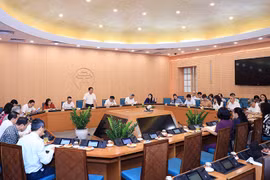 Ban Văn hóa-Xã hội, HĐND thành phố Hà Nội làm việc với Sở Văn hóa và Thể thao, Sở Thông tin và Truyền thông về lĩnh vực quảng cáo trên địa bàn thành phố. (Ảnh: Hanoi)