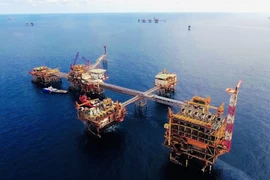 Công trình phục vụ khai thác dầu khí của PetroVietnam. (Ảnh minh họa: PV/Vietnam+)