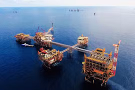 Công trình phục vụ khai thác dầu khí của PetroVietnam. (Ảnh minh họa: PV/Vietnam+)