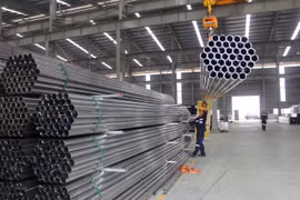 Sản xuất thép. (Ảnh minh họa: PV/Vietnam+)