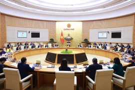 Thủ tướng chủ trì Phiên họp Chính phủ thường kỳ tháng 11/2024. (Ảnh: TTXVN)