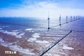 Các trụ điện gió