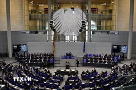 Quang cảnh một phiên họp của Quốc hội Liên bang Đức ở Berlin. (Ảnh: AFP/TTXVN)