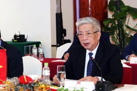Thượng tướng Nguyễn Chí Vịnh, Thứ trưởng Bộ Quốc phòng đồng chủ trì Đối thoại Chính sách Quốc phòng Việt Nam-Thái Lan lần thứ 3. (Ảnh: Xuân Khu/TTXVN)