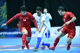 Tuyển Futsal Việt Nam sẽ đối đầu với Malaysia tại vòng bảng. (Nguồn: VFF)
