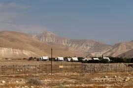 Khu vực thung lũng Jordan. (Nguồn: AFP/Getty Images)