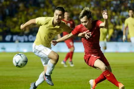 Thái Lan chạm trán Việt Nam tại King's Cup 2019. (Ảnh; Minh Tiến/TTXVN)
