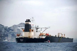 Tàu chở dầu Adrian Darya 1, trước đây gọi là Grace 1, của Iran. (Ảnh: IRNA/TTXVN)