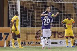 Văn Quyết giúp Hà Nội FC chiến thắng tưng bừng. (Nguồn: TTVH)