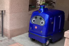 Robot CarriRo Deli. (Nguồn: japantimes.co.jp)