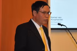 Đại sứ Việt Nam tại Vương quốc Bỉ Vũ Anh Quang. (Ảnh: Kim Chung/TTXVN)