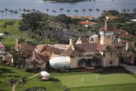 Khu vực dinh thự riêng Mar-a-Lago của Tổng thống Donald Trump. (Nguồn: Getty Images)