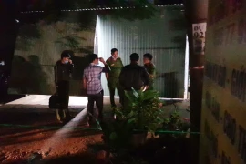 Hiện trường vụ án. (Ảnh: Đậu Tất Thành/TTXVN)