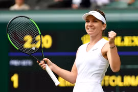 Halep lần đầu vào chung kết Wimbledon. (Nguồn: Getty Images)