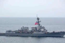 Tàu khu trục USS Wayne E. Meyer của Mỹ. (Nguồn: US Navy)