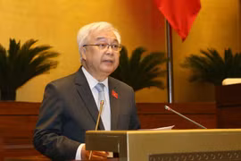 Ủy viên Ủy ban Thường vụ Quốc hội, Chủ nhiệm Ủy ban Văn hóa, Giáo dục, Thanh niên, Thiếu niên và Nhi đồng của Quốc hội Phan Thanh Bình. (Ảnh: Doãn Tấn/TTXVN)