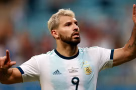 Sergio Aguero đưa Argentina vào tứ kết. (Nguồn: Getty Images)