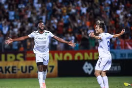 Hoàng Anh Gia Lai liệu có thắng Hà Nội FC? (Ảnh: Trọng Đạt/TTXVN)