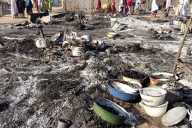 Hiện trường một vụ tấn công ở Nigeria. (Nguồn: Reuters)