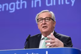 Chủ tịch Ủy ban châu Âu Jean-Claude Juncker. (Ảnh: THX/TTXVN)