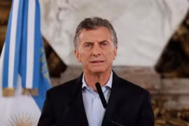 Tổng thống Argentina Mauricio Macri. (Nguồn: AP)