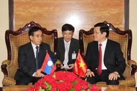 Chủ tịch nước tiếp Chủ tịch Hội Hữu nghị Lào-Việt Nam
