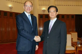 Thủ tướng Nguyễn Tấn Dũng tiếp cựu Thủ tướng Italy Letta