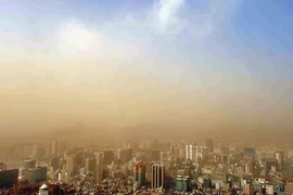 Bão cát mạnh nhất trong 5 năm qua trên bán đảo Triều Tiên